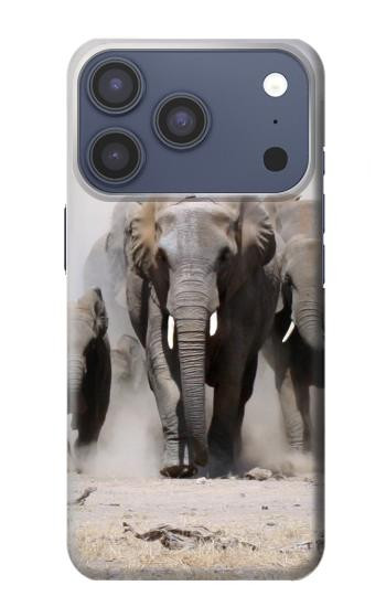 S3142 African Elephant Hülle Schutzhülle Taschen für iPhone 17 Pro