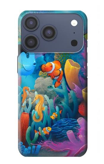 S3227 Underwater World Cartoon Hülle Schutzhülle Taschen für iPhone 17 Pro, 18 Pro