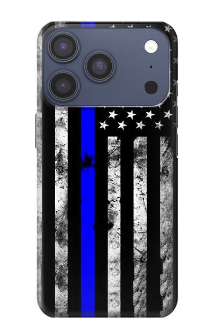 S3244 Thin Blue Line USA Hülle Schutzhülle Taschen für iPhone 17 Pro