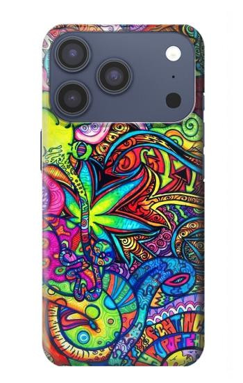 S3255 Colorful Art Pattern Hülle Schutzhülle Taschen für iPhone 17 Pro, 18 Pro