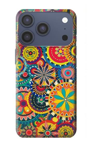 S3272 Colorful Pattern Hülle Schutzhülle Taschen für iPhone 17 Pro, 18 Pro