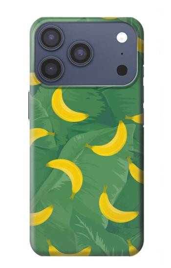 S3286 Banana Fruit Pattern Hülle Schutzhülle Taschen für iPhone 17 Pro, 18 Pro