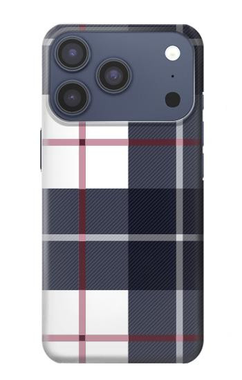 S3452 Plaid Fabric Pattern Hülle Schutzhülle Taschen für iPhone 17 Pro, 18 Pro