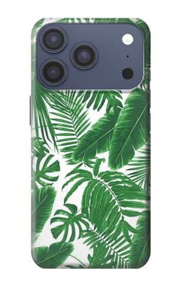S3457 Paper Palm Monstera Hülle Schutzhülle Taschen für iPhone 17 Pro, 18 Pro
