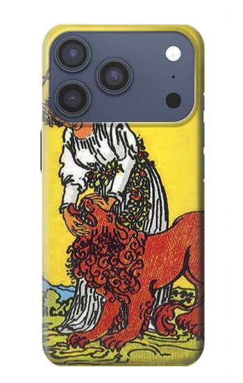 S3458 Strength Tarot Card Hülle Schutzhülle Taschen für iPhone 17 Pro, 18 Pro