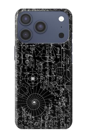 S3808 Mathematics Blackboard Hülle Schutzhülle Taschen für iPhone 17 Pro, 18 Pro