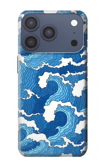 S3901 Aesthetic Storm Ocean Waves Hülle Schutzhülle Taschen für iPhone 17 Pro, 18 Pro