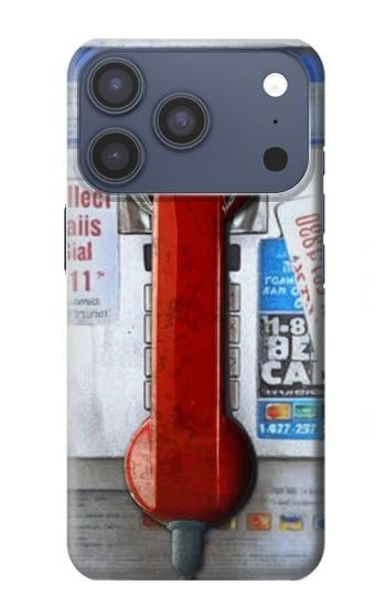 S3925 Collage Vintage Pay Phone Hülle Schutzhülle Taschen für iPhone 17 Pro, 18 Pro
