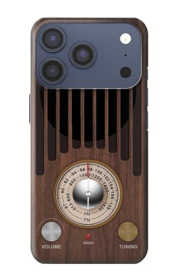 S3935 FM AM Radio Tuner Graphic Hülle Schutzhülle Taschen für iPhone 17 Pro, 18 Pro