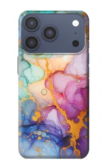 S4001 Multicolored Abstract Lilac Emerald Hülle Schutzhülle Taschen für iPhone 17 Pro, 18 Pro