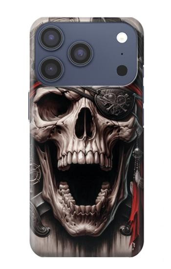 S4009 Pirate Skull Hülle Schutzhülle Taschen für iPhone 17 Pro, 18 Pro