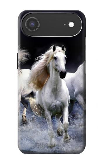 S0246 White Horse Hülle Schutzhülle Taschen für iPhone Air
