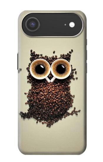 S0360 Coffee Owl Hülle Schutzhülle Taschen für iPhone Air