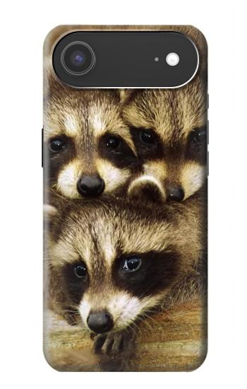 S0977 Baby Raccoons Hülle Schutzhülle Taschen für iPhone Air