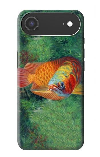 S1157 Red Arowana Fish Hülle Schutzhülle Taschen für iPhone Air