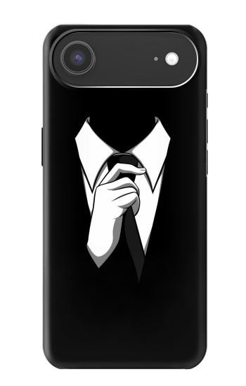 S1591 Anonymous Man in Black Suit Hülle Schutzhülle Taschen für iPhone Air
