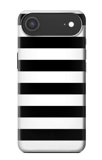 S1596 Black and White Striped Hülle Schutzhülle Taschen für iPhone Air