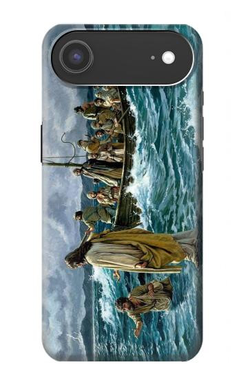 S1722 Jesus Walk on The Sea Hülle Schutzhülle Taschen für iPhone Air