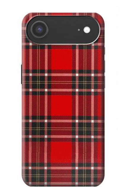 S2374 Tartan Red Pattern Hülle Schutzhülle Taschen für iPhone Air
