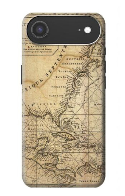 S2506 Exploration North America Map Hülle Schutzhülle Taschen für iPhone Air
