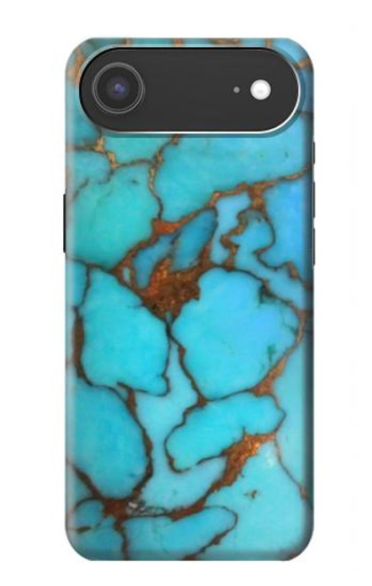S2685 Aqua Turquoise Gemstone Graphic Printed Hülle Schutzhülle Taschen für iPhone Air