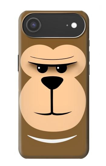 S2721 Cute Grumpy Monkey Cartoon Hülle Schutzhülle Taschen für iPhone Air