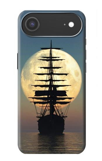 S2897 Pirate Ship Moon Night Hülle Schutzhülle Taschen für iPhone Air
