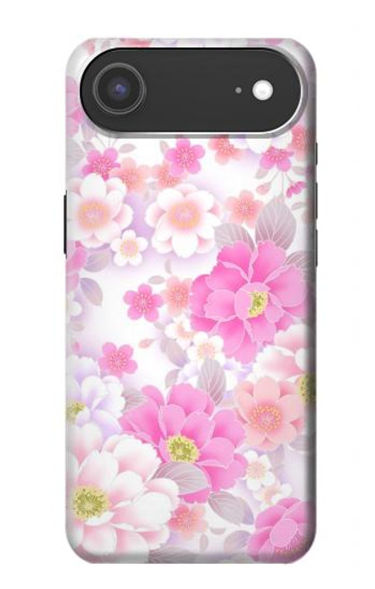 S3036 Pink Sweet Flower Flora Hülle Schutzhülle Taschen für iPhone Air