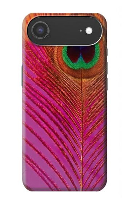 S3201 Pink Peacock Feather Hülle Schutzhülle Taschen für iPhone Air
