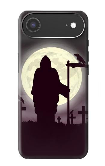 S3262 Grim Reaper Night Moon Cemetery Hülle Schutzhülle Taschen für iPhone Air