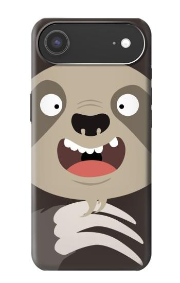 S3855 Sloth Face Cartoon Hülle Schutzhülle Taschen für iPhone Air
