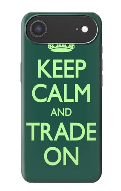 S3862 Keep Calm and Trade On Hülle Schutzhülle Taschen für iPhone Air