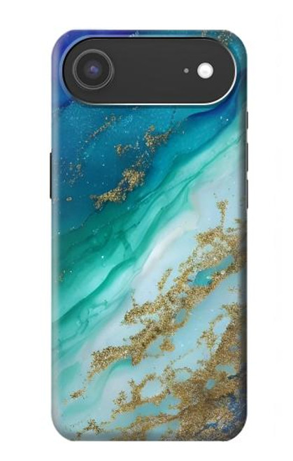 S3920 Abstract Ocean Blue Color Mixed Emerald Hülle Schutzhülle Taschen für iPhone Air