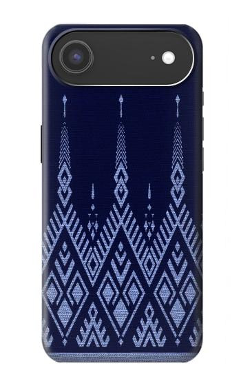 S3950 Textile Thai Blue Pattern Hülle Schutzhülle Taschen für iPhone Air