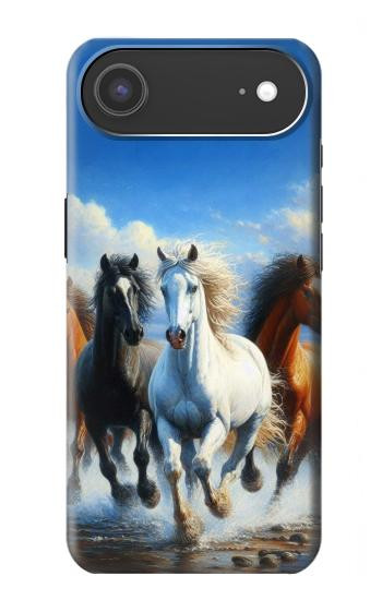 S3996 Horse Running Hülle Schutzhülle Taschen für iPhone Air