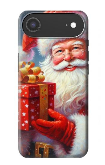 S4029 Xmas Smiling Santa Claus Gift Box Hülle Schutzhülle Taschen für iPhone Air