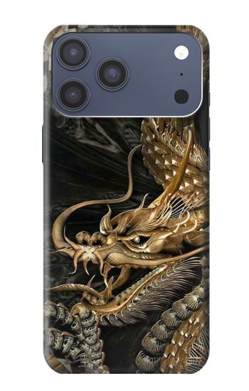 S0426 Gold Dragon Hülle Schutzhülle Taschen für iPhone 17 Pro Max