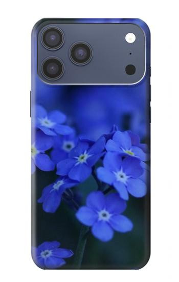 S0782 Forget me not Hülle Schutzhülle Taschen für iPhone 17 Pro Max