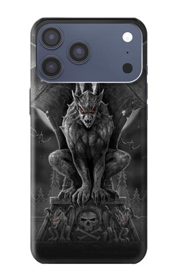 S0850 Gargoyle Devil Demon Hülle Schutzhülle Taschen für iPhone 17 Pro Max, 18 Pro Max