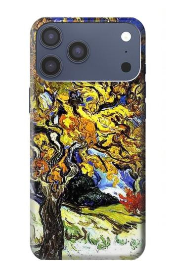 S0902 Mulberry Tree Van Gogh Hülle Schutzhülle Taschen für iPhone 17 Pro Max, 18 Pro Max