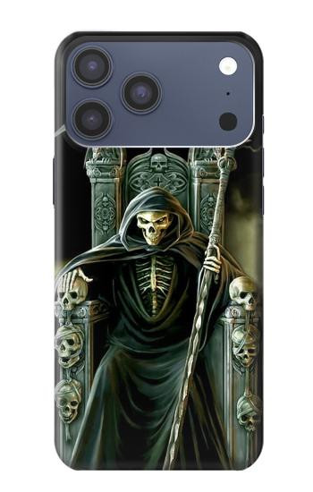 S1024 Grim Reaper Skeleton King Hülle Schutzhülle Taschen für iPhone 17 Pro Max, 18 Pro Max