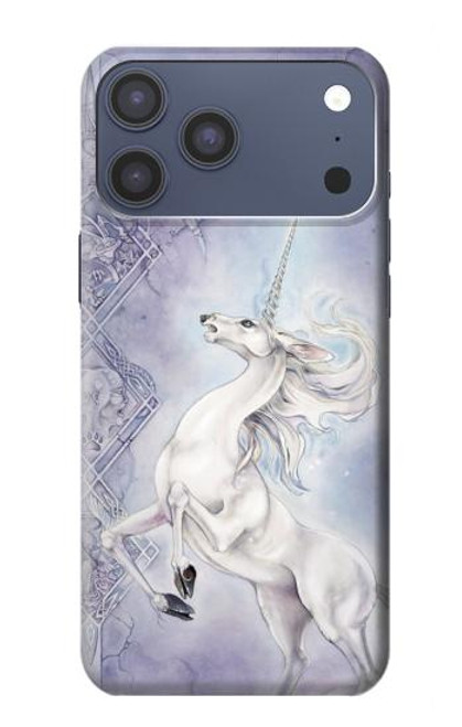 S1134 White Horse Unicorn Hülle Schutzhülle Taschen für iPhone 17 Pro Max