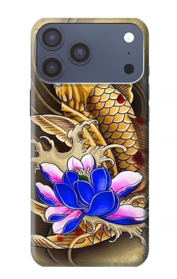 S1604 Carp Koi Fish Japanese Tattoo Hülle Schutzhülle Taschen für iPhone 17 Pro Max