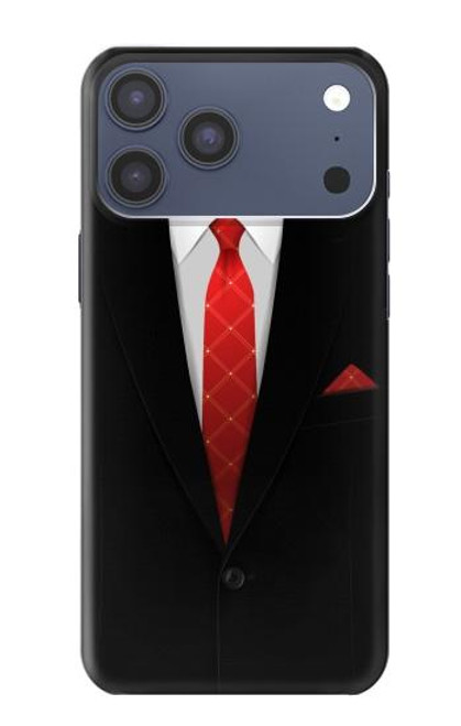 S1805 Black Suit Hülle Schutzhülle Taschen für iPhone 17 Pro Max