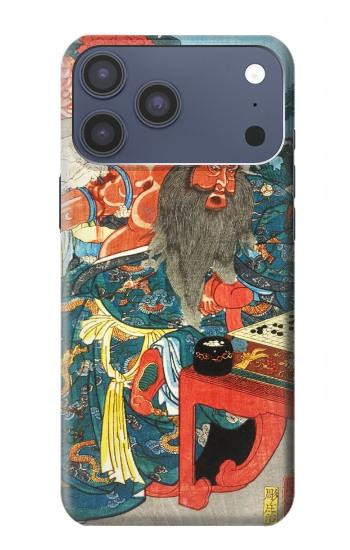 S1826 Utagawa Kuniyoshi Guan Yu Hülle Schutzhülle Taschen für iPhone 17 Pro Max, 18 Pro Max