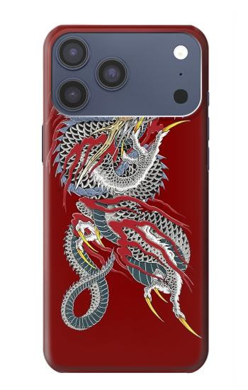 S2104 Yakuza Dragon Tattoo Hülle Schutzhülle Taschen für iPhone 17 Pro Max, 18 Pro Max