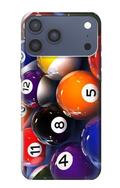 S2238 Billiard Pool Ball Hülle Schutzhülle Taschen für iPhone 17 Pro Max