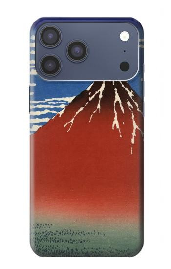 S2390 Katsushika Hokusai Red Fuji Hülle Schutzhülle Taschen für iPhone 17 Pro Max, 18 Pro Max