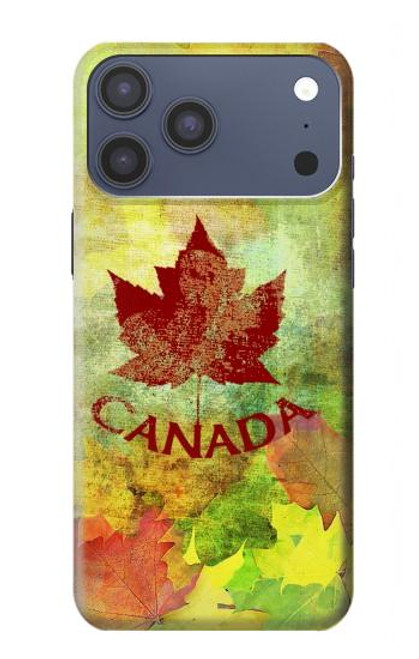 S2523 Canada Autumn Maple Leaf Hülle Schutzhülle Taschen für iPhone 17 Pro Max