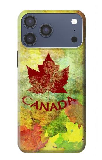 S2523 Canada Autumn Maple Leaf Hülle Schutzhülle Taschen für iPhone 17 Pro Max, 18 Pro Max